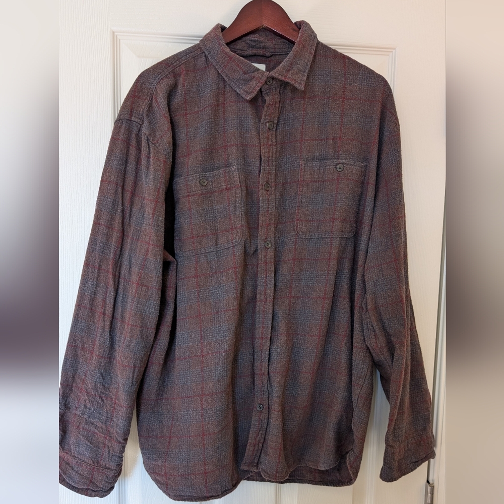 Men's Classic Plaid Shirt Jacket